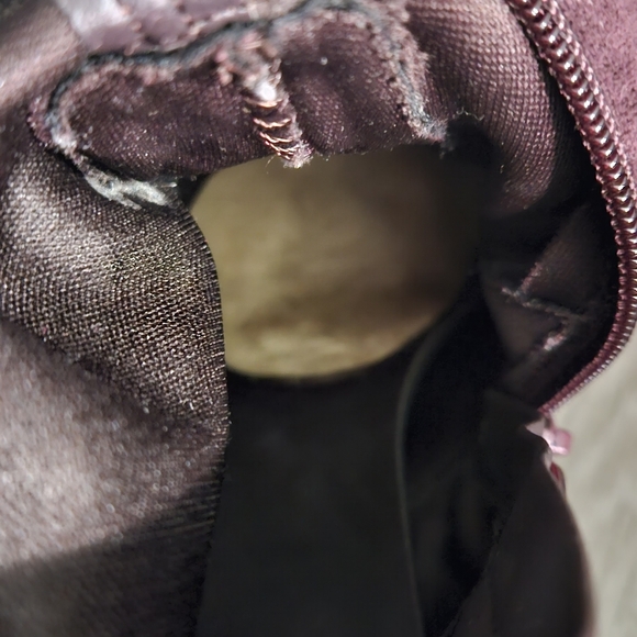 A New Day Penelope Over the Knee Boots Burgundy - Picture 5 of 11